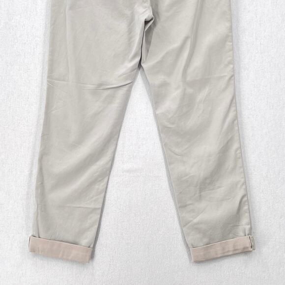 AG ADRIANO GOLDSCHMIED Caden Tailored Trouser Womens 26 Light Taupe Cotton Pant - Picture 10 of 16